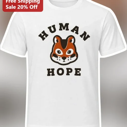 Human Hope Red Panda Graphic Tee Cute Animal Lover Shirt