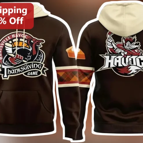 Huntsville Havoc Thanksgiving Game Hoodie SPHL Hockey Fan Apparel Gift