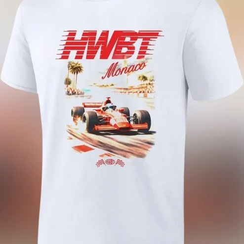 HWBT Monaco Tee Vintage F1 Race Car Graphic Shirt