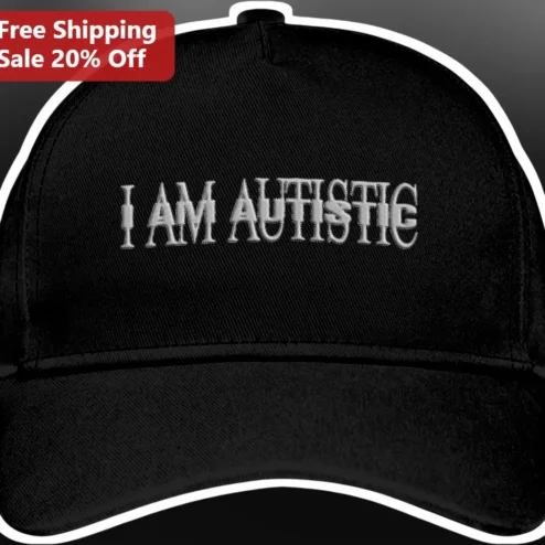 I Am Autistic Cap Autism Acceptance Neurodiversity Baseball Hat for Adults