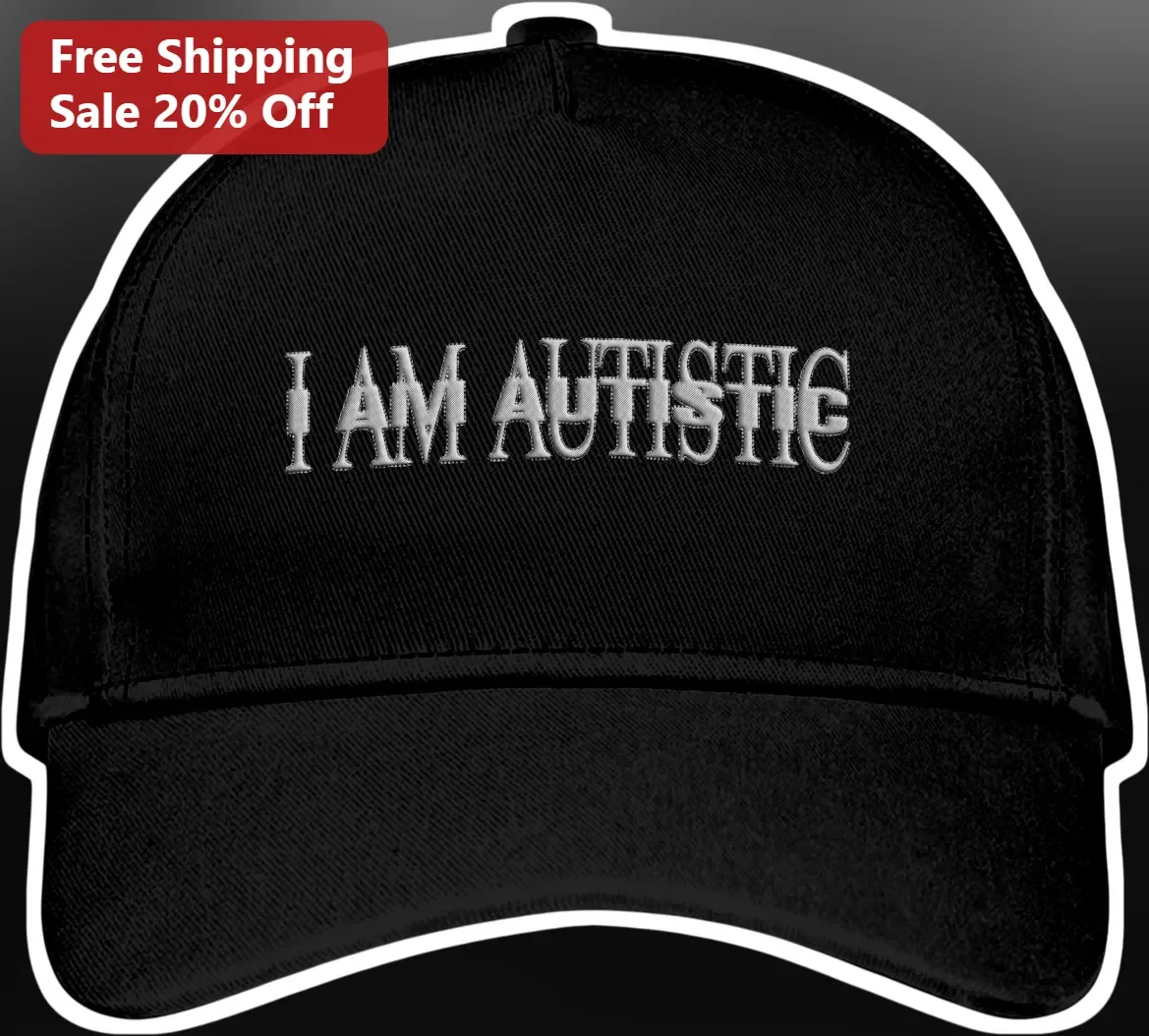 I Am Autistic Cap Autism Acceptance Neurodiversity Baseball Hat for Adults