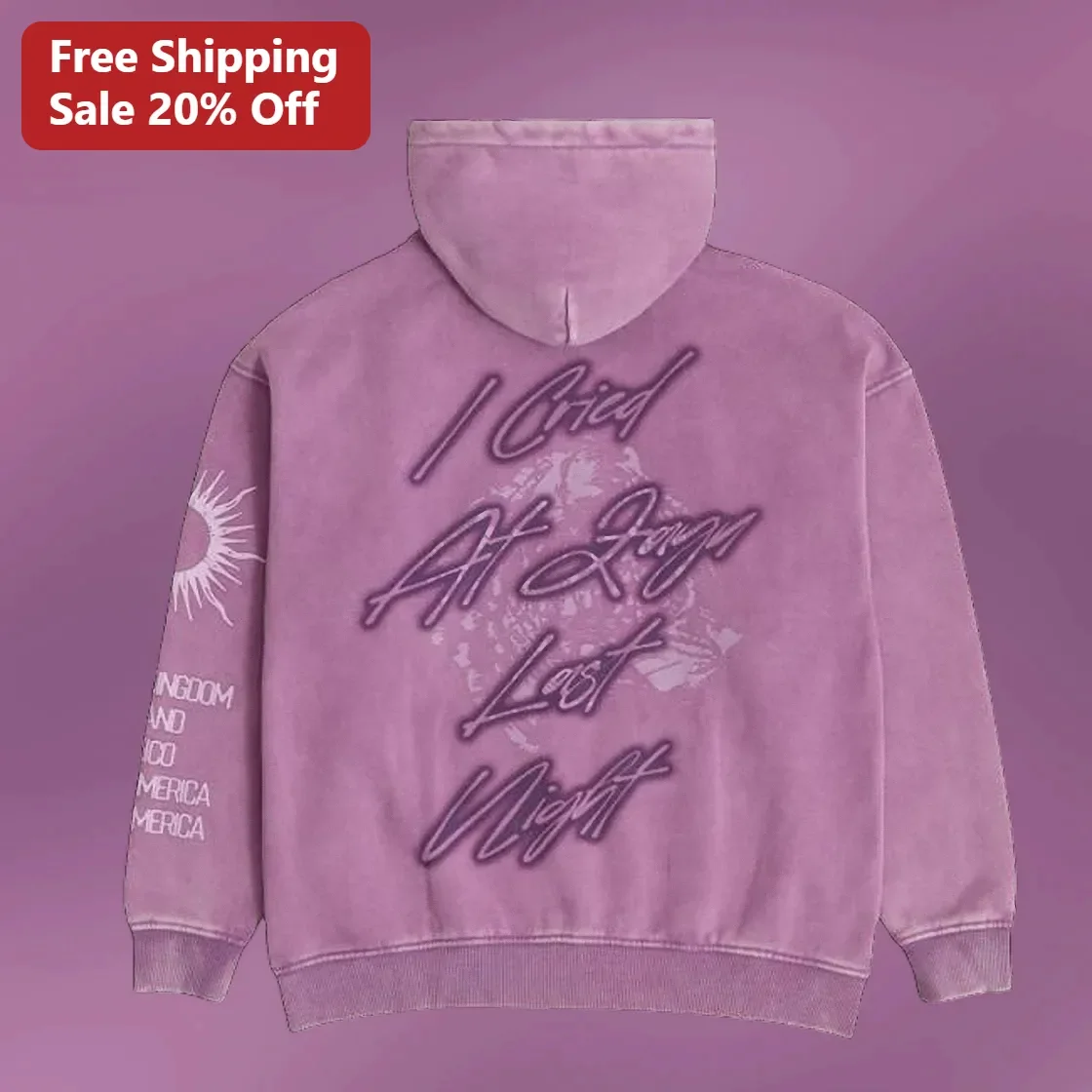 I Cried At Lago Last Night Hoodie Funny College Drop Off Gift For Parents