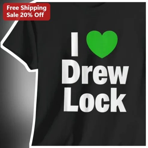 I Drew Lock Tee NFL Seahawks Quarterback Fan Shirt Gift for Men Women