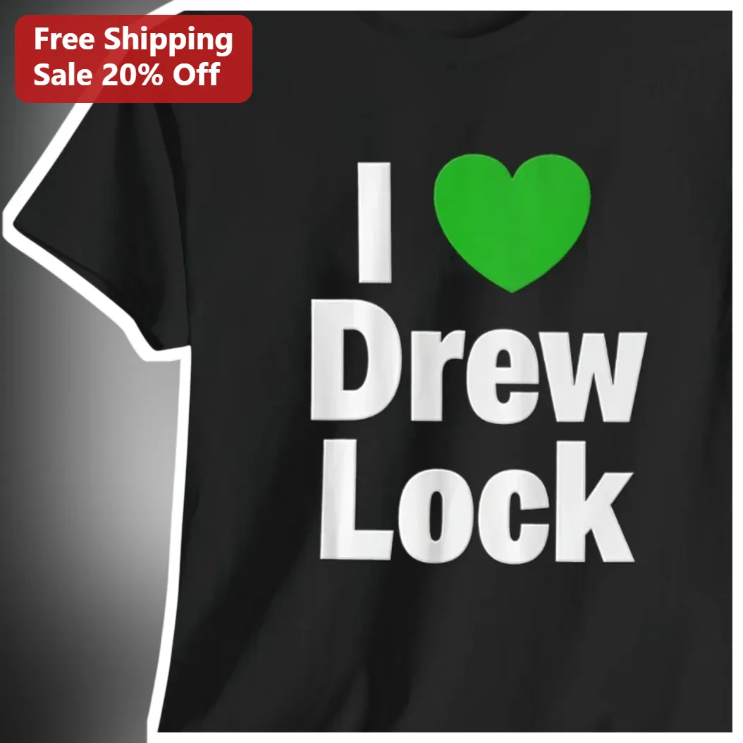 I Drew Lock Tee NFL Seahawks Quarterback Fan Shirt Gift for Men Women