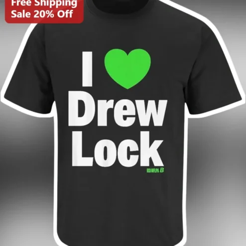 I Drew Lock Tee Seattle Seahawks Quarterback Fan Apparel Gift