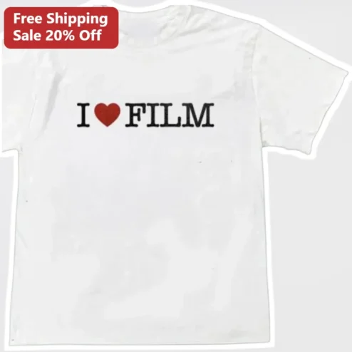 I FILM Tee for Men Women Film Buff Cinephile Movie Lover Gift