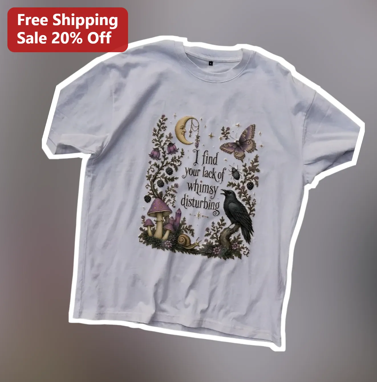I Find Your Lack Of Whimsy Disturbing Star Wars Parody Tee Witchy Cottagecore Gift