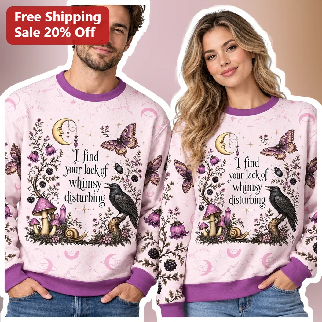 I Find Your Lack Of Whimsy Disturbing Sweatshirt Star Wars Parody Geek Gift For Couples