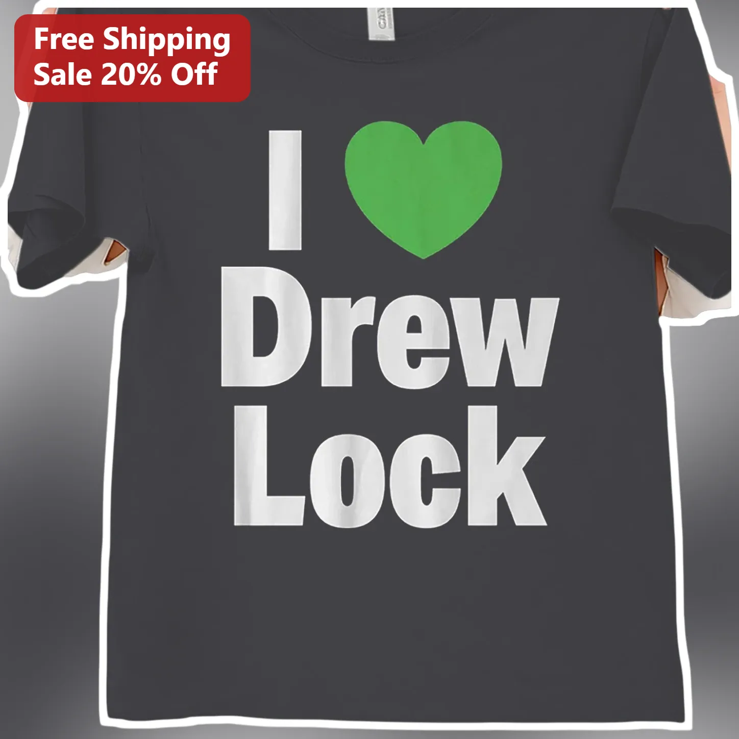 I Heart Drew Lock Tee NFL Denver Broncos Fan Shirt