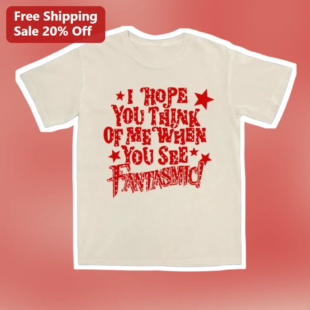 I Hope You Think of Me When You See Fantasmic Tee Retro Theme Park Fan Lyric Graphic Shirt Gift