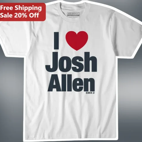 I Josh Allen Tee Buffalo Bills NFL Quarterback Fan Shirt
