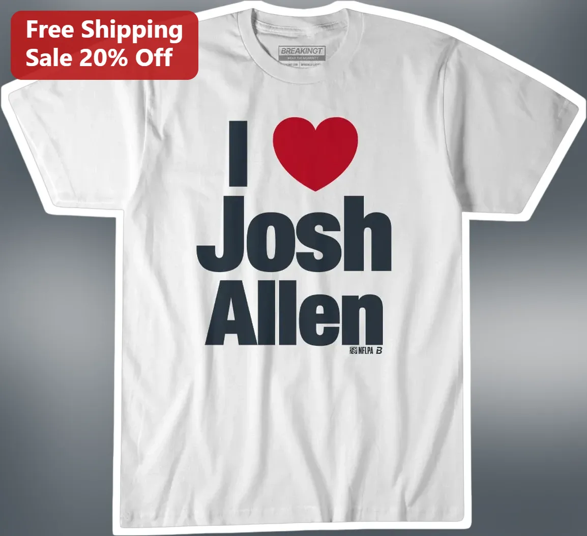 I Josh Allen Tee Buffalo Bills NFL Quarterback Fan Shirt