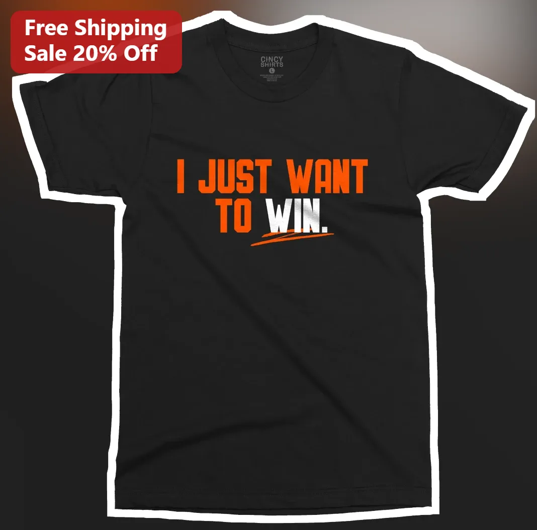I Just Want To Win Motivational Graphic Tee Winning Mindset Shirt for Athletes and Gamers
