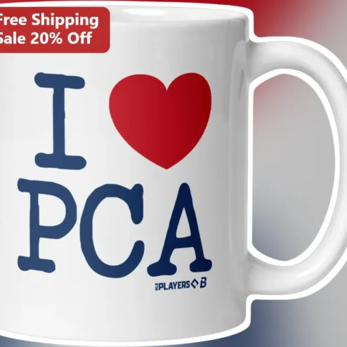 I Love PCA Mug Ceramic Coffee Cup Gift for PCA Members Alumni Supporters