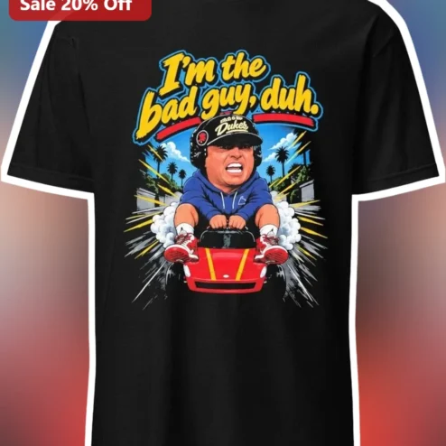 I'm The Bad Guy, Duh. Duke Nukem Retro Gamer Graphic Tee