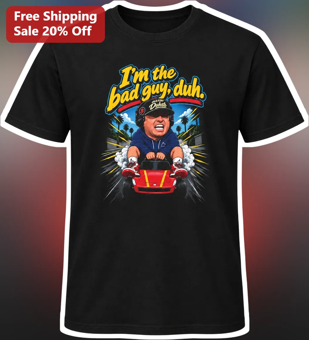 I'm The Bad Guy Duh Joe Biden Caricature Tee Political Satire Graphic T-Shirt