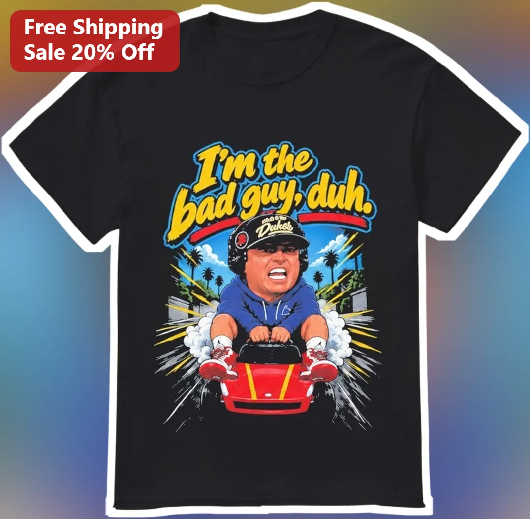 I'm The Bad Guy Duh John Cena WWE Caricature Graphic Tee