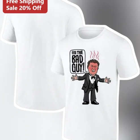 I'M THE BAD GUY! Eric Bana Funny Movie Quote Graphic Tee for Men