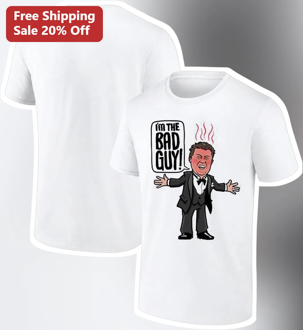 I'M THE BAD GUY! Eric Bana Funny Movie Quote Graphic Tee for Men