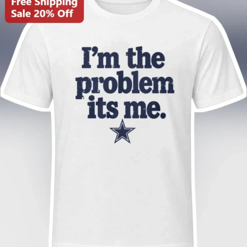 I'm The Problem It's Me Vintage Distressed Star Graphic Tee Self-Deprecating Humor Shirt