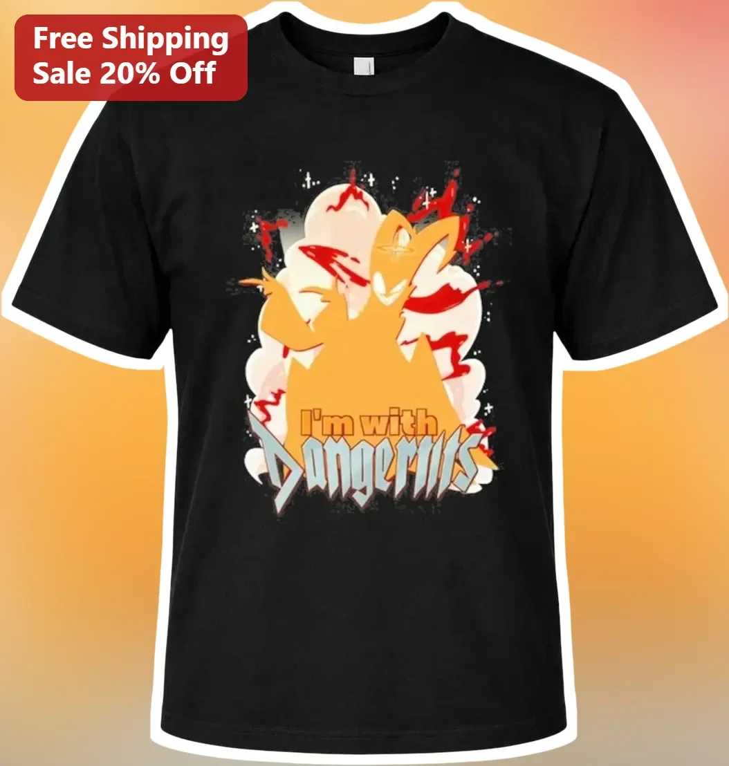 I'm with Dangernuts Funny Name Graphic Tee for Gamers Edgy Streetwear Shirt