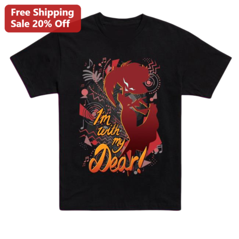 I'm With My Dear Mimzy Tee Hazbin Hotel Fan Merch Musical Character Graphic Shirt