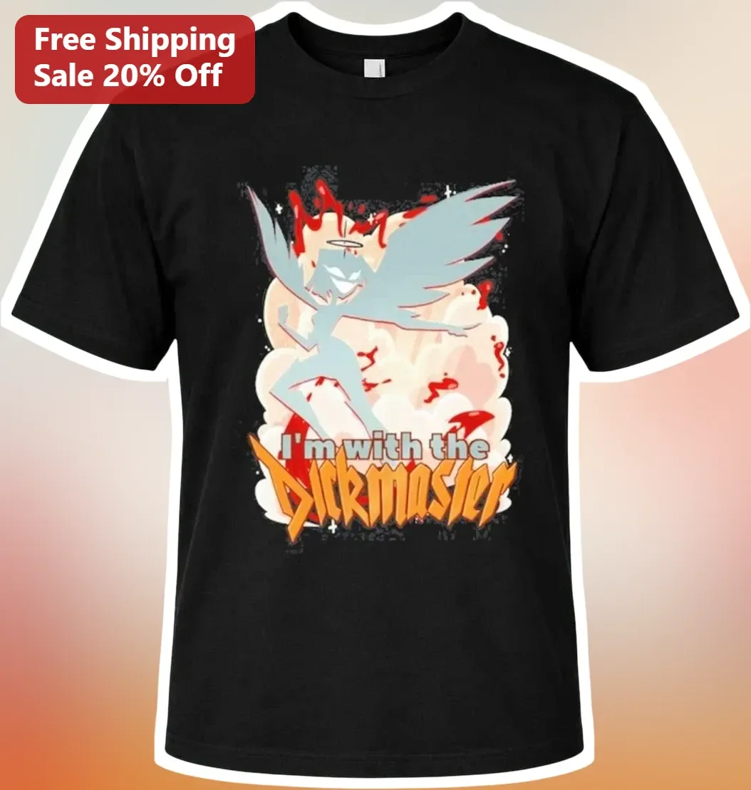 I'm with the Dickmaster Hazbin Hotel Emily Angel Graphic Tee