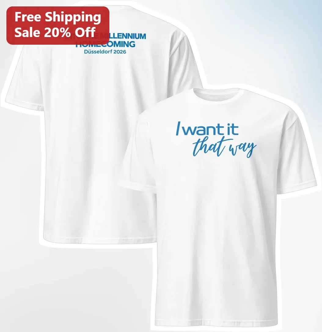 I Want It That Way Into The Millennium Homecoming Tee Backstreet Boys Fan Gift Y2K Nostalgia Shirt