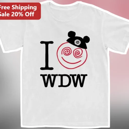I WDW Tee Walt Disney World Vacation Souvenir Graphic T-Shirt for Fans
