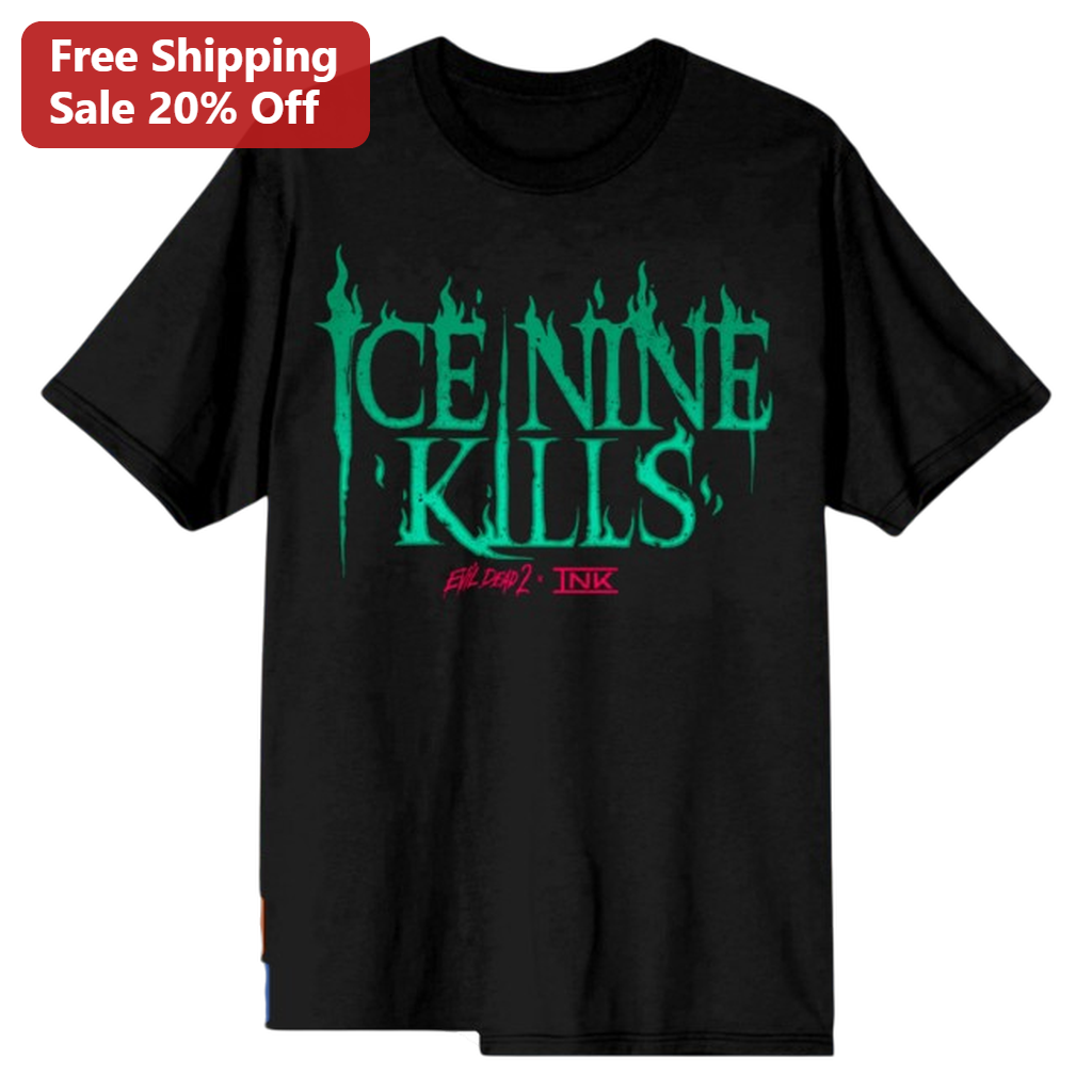 Ice Nine Kills Evil Dead 2 INK Graphic Tee Horror Metal Band Merch Shirt for Fans