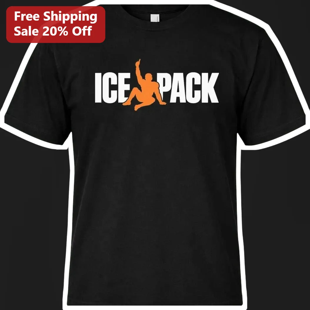 Ice Pack Hockey Player Graphic Tee for Men Women Sports Fans