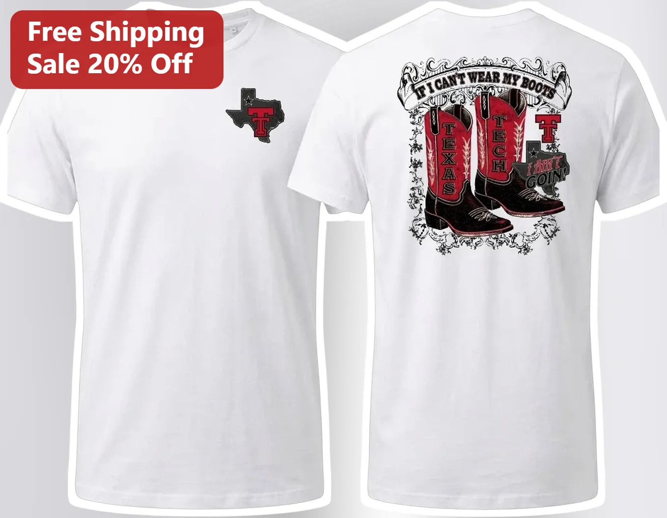If I Can't Wear Boots I Ain'T Going Country Music Lyric Tee