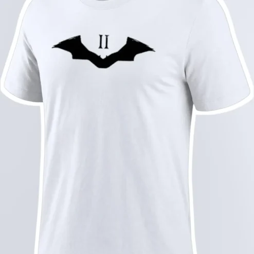 II Tee Batman Dark Knight Roman Numeral Graphic Tee for Men Women