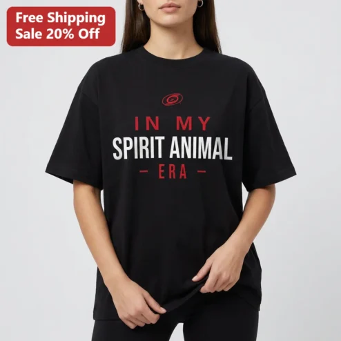 In My Spirit Animal Era Tee, Trendy Pop Culture Slogan Shirt, Funny Gift for Animal Lovers