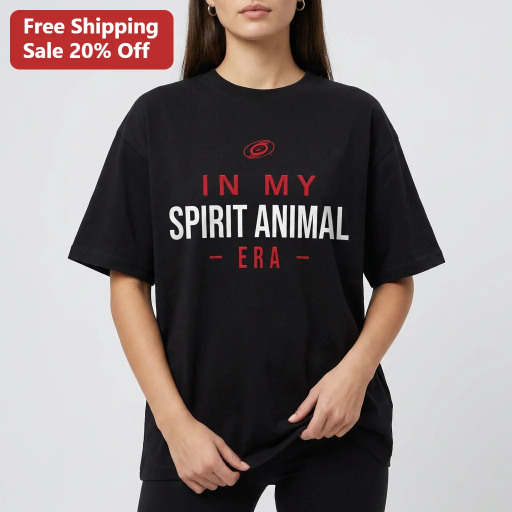 In My Spirit Animal Era Tee, Trendy Pop Culture Slogan Shirt, Funny Gift for Animal Lovers