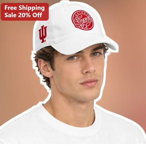 Indiana Fever IU Logo Cap WNBA Basketball Fan Hat Adjustable Game Day Gear