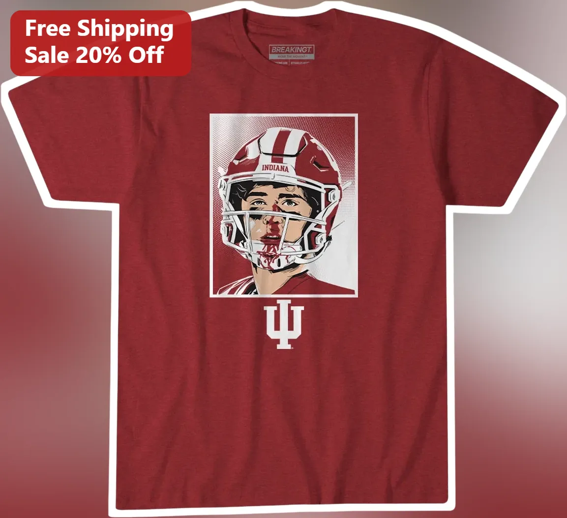 Indiana Hoosiers Fernando Mendoza Pop Art Football Graphic Tee