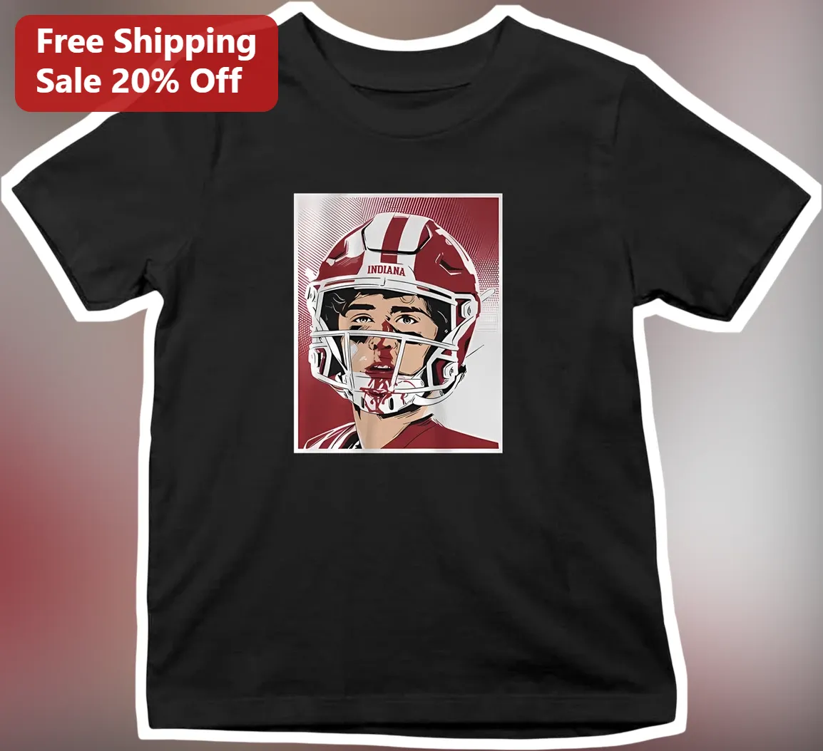 Indiana Hoosiers Football Player Graphic Tee Retro Sports Gift for Men Women