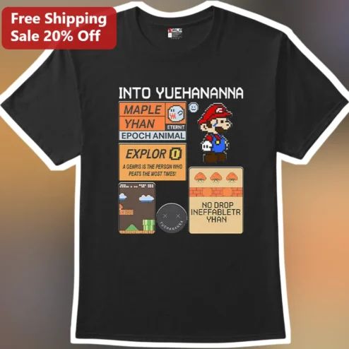 Into Yuehananna Maple Yhan Epoch Animal Explor No Drop Ineffabletr Yhan Retro 8 Bit Pixel Art Tee