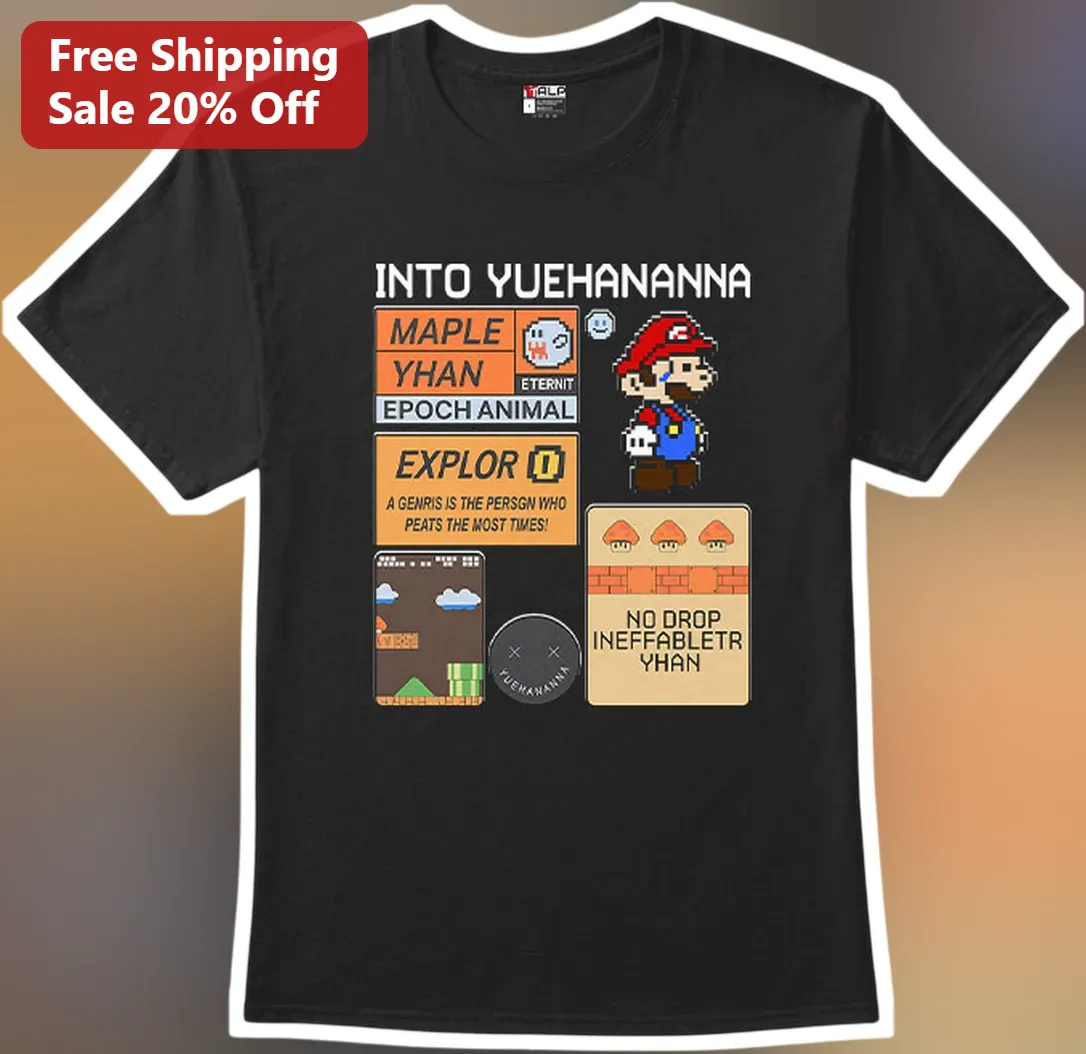 Into Yuehananna Maple Yhan Epoch Animal Explor No Drop Ineffabletr Yhan Retro 8 Bit Pixel Art Tee