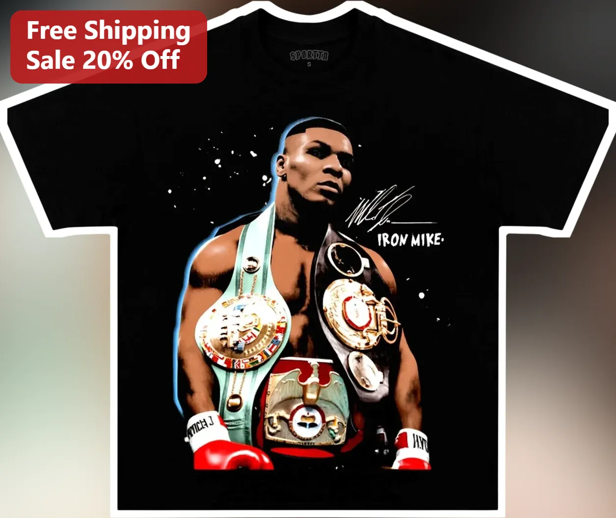 Iron Mike Vintage Graphic Tee Mike Tyson Boxing Legend Shirt