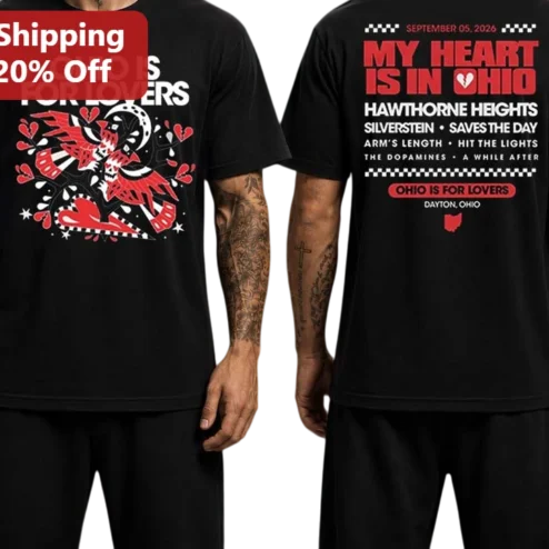 Is For Lovers Festival Emo Band Tee Ohio Is For Lovers Concert Merch Gift