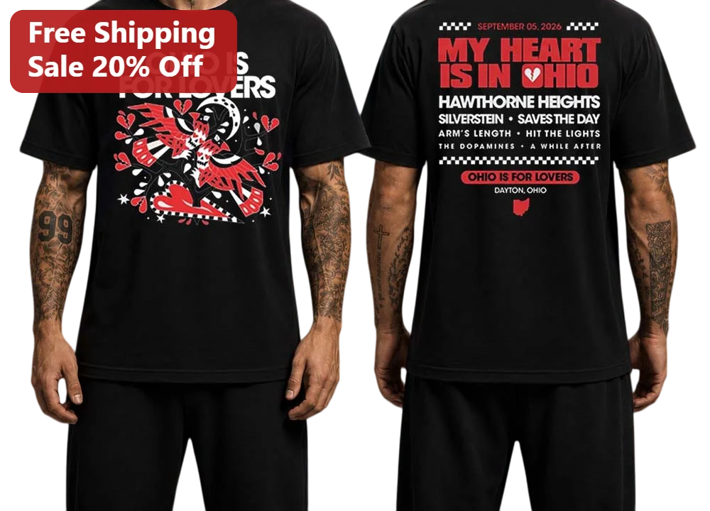 Is For Lovers Festival Emo Band Tee Ohio Is For Lovers Concert Merch Gift