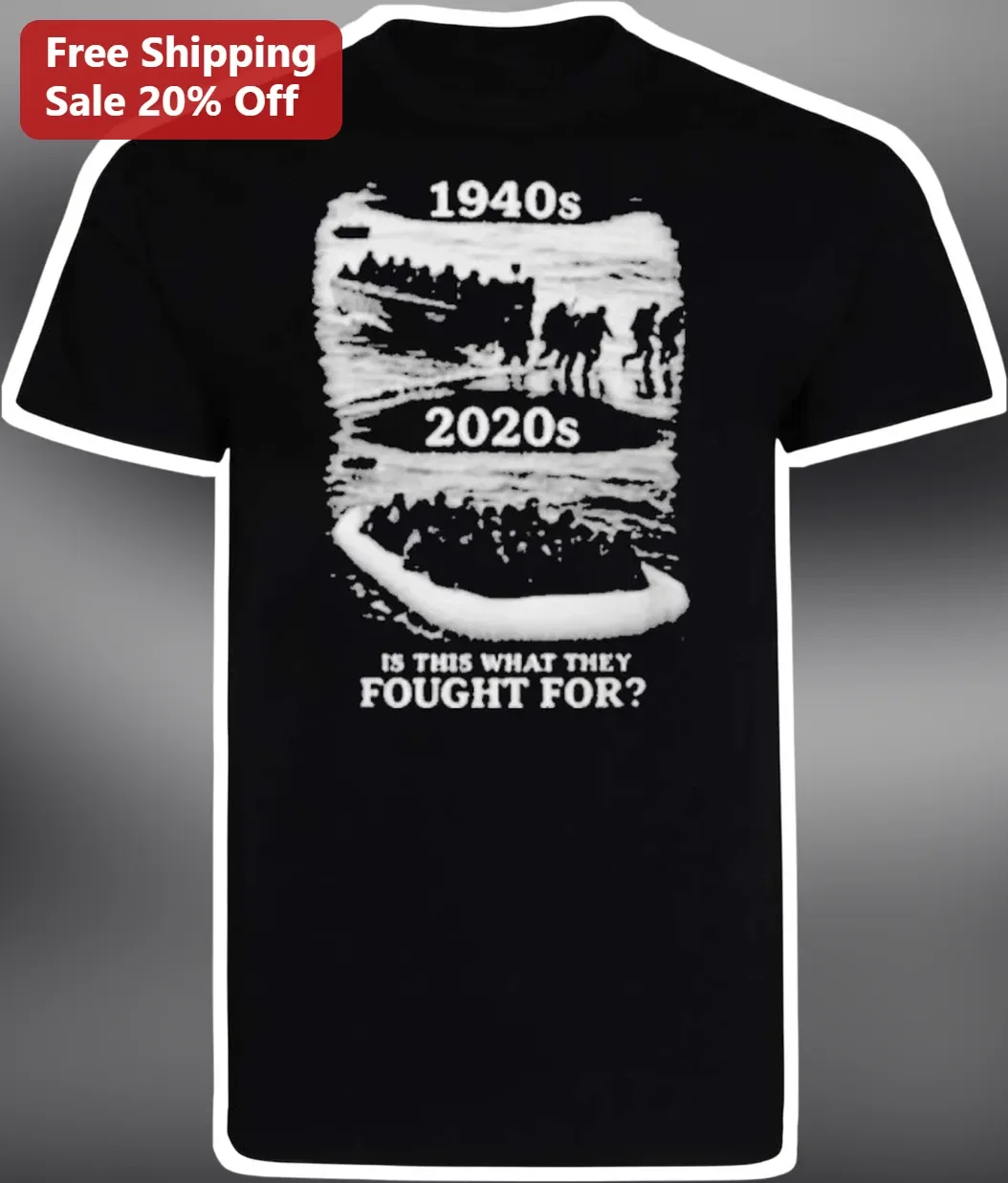 Is This What They Fought For 1940s 2020s Graphic Tee