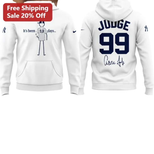 It's Been 99 Days Aaron Judge Hoodie New York Yankees Baseball Fan Gift