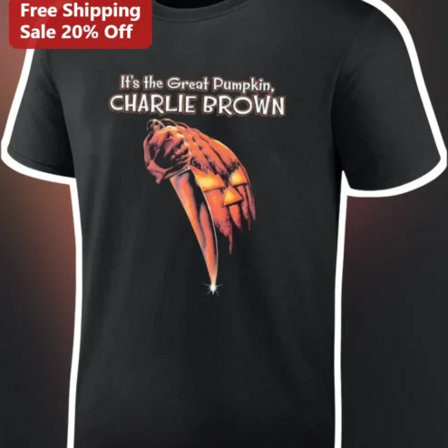 It's The Great Pumpkin Charlie Brown Tee Vintage Halloween Peanuts Shirt