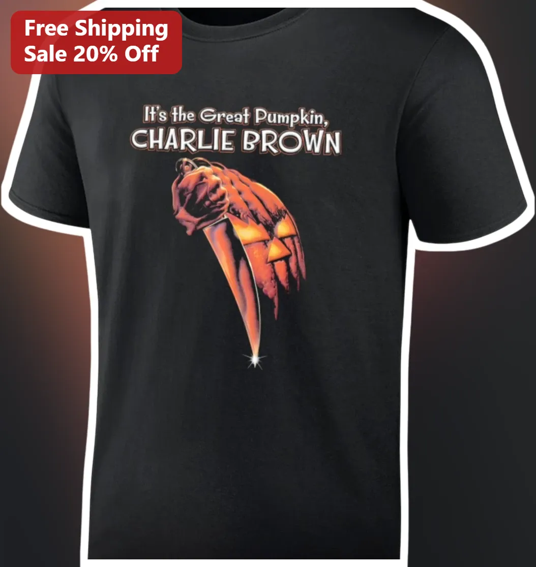 It's The Great Pumpkin Charlie Brown Tee Vintage Halloween Peanuts Shirt