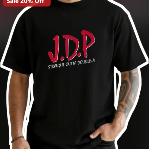 J.D.P. Straight Outta Double-A Tee Josue De Paula Baseball Fan Gift