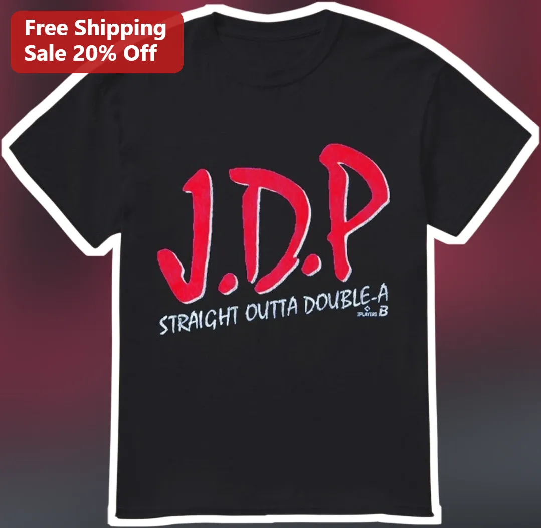 J.D.P. Straight Outta Double-A Tee Josue De Paula Baseball Prospect Shirt