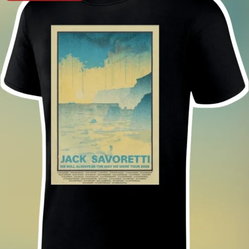 Jack Savoretti We Will Always Be The Way We Were Tour 2026 Vintage Concert Poster Tee